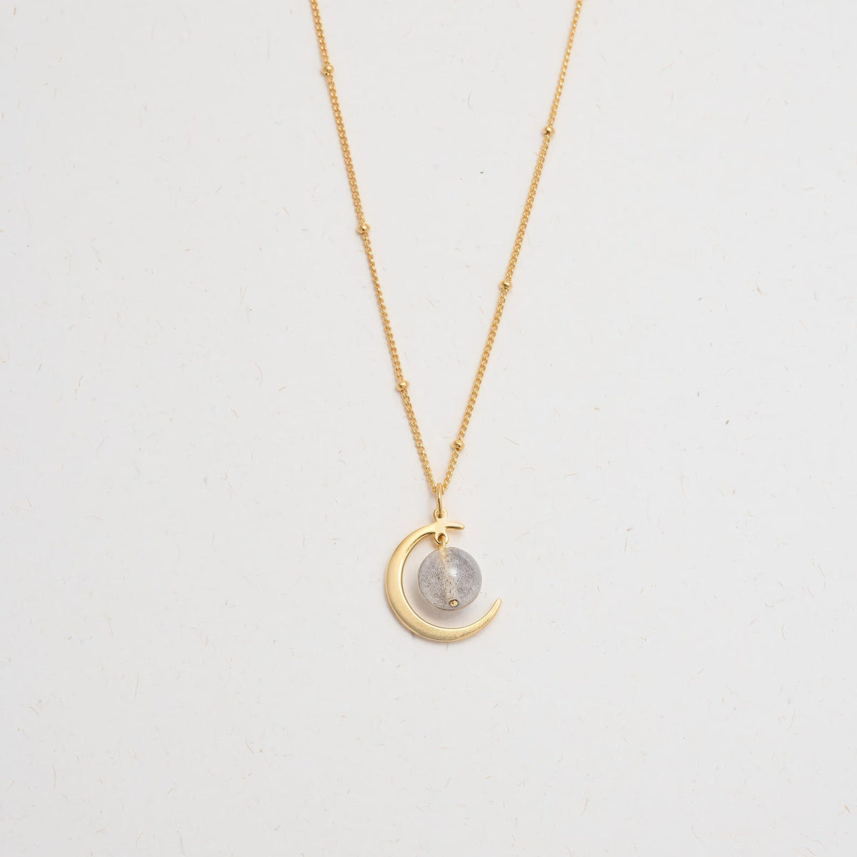 Personalized Crescent Moon Necklace